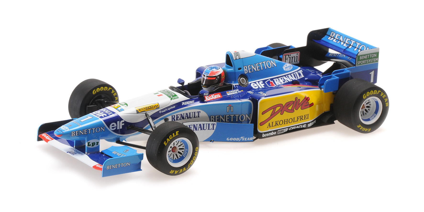 BENETTON RENAULT B195 - MICHAEL SCHUMACHER - WINNER FRENCH GP 1995