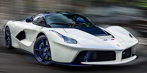 FERRARI LAFERRARI - WHITE/BLUE